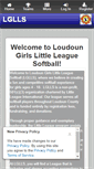 Mobile Screenshot of loudounsoftball.org